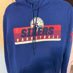Philadelphia 76ers Blue Basketball Hoodie